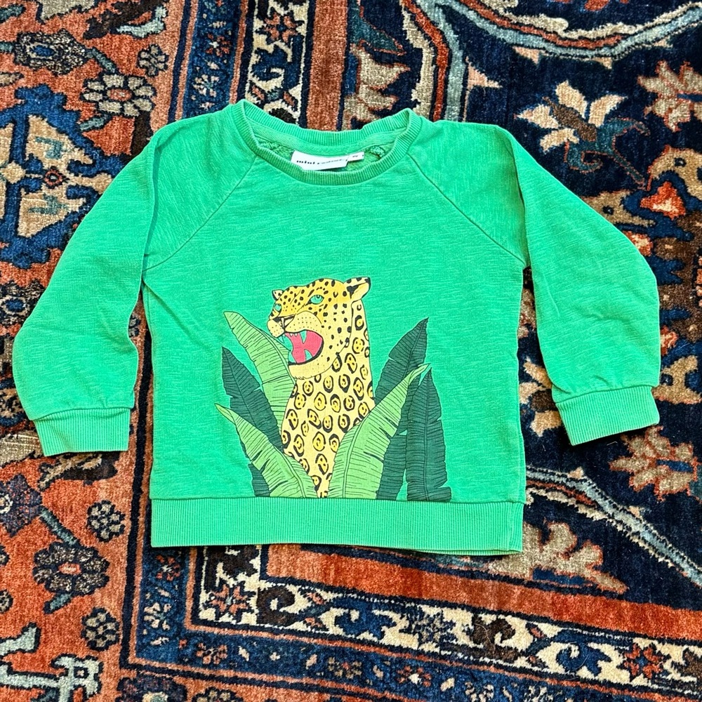 Mini Rodini jaguar sweatshirt size 80/86 (9-18 months)